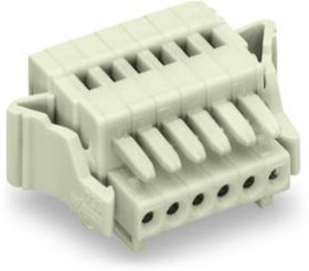 733-104/037-000, Съемная клеммная колодка, 2.5 мм, 4 вывод(-ов), 28AWG до 20AWG, 0.5 мм², Зажим, 6 А