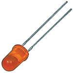 L-7113ED (L-53ED), Светодиод оранжевый 60° d=5мм 30мКд 625нМ