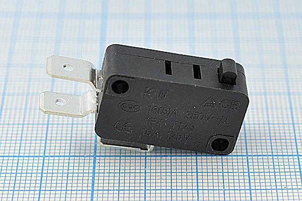 Переключатель концевой(путевой) 29x10 x16, 220В, 16А, ON-(ON), H18,5, SC799; №468 A ПКонц 29x10 x16\220\16\ON- (ON)\\H18,5\SC799\