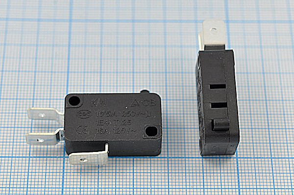 Переключатель концевой(путевой) 29x10 x16, 220В, 16А, ON-(ON), H18,5, SC799; №468 A ПКонц 29x10 x16\220\16\ON- (ON)\\H18,5\SC799\