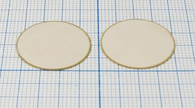 Пьезоэлемент ультразвуковой, размер 20x 0.2, форма диск, частота 111кГц, марка материала ЦТС-19