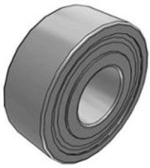 62306-2RS1/C3 Single Row Deep Groove Ball Bearing- Both Sides Sealed 30mm I.D, 72mm O.D