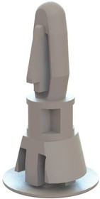 CRLCBSR-4-01, Standoffs &amp; Spacers CB Spt,Reverse Mnt,Natural,1/4 in Spc, CB Spt,Reverse Mount,Natural