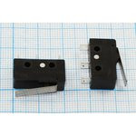 Микропереключатель, размер 20x 6 x10, 3А, переключение ON-(ON), размер концевика L17, MSW-12B