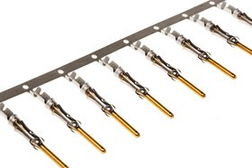 66102-8, Контакт круглого разъема, Серия Multimate Type III+, Штырь, Обжим, 20 AWG, 24 AWG