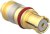 SMP-FS-C07-1, Conn SMP 0Hz to 6GHz 50Ohm Solder ST Panel Mount PL Gold Bag
