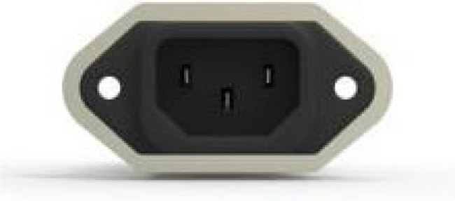 10EJT1F, AC Power Entry Modules 10A, Extended flange .250 spade terminal