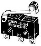 D2SW-3L2HS, Switch Snap Action N.O./N.C. SPDT Hinge Roller Lever 3A 250VAC 30VDC 0.59N Screw Mount S D2SW-3L2HS, Switch Snap Action N.O./N.C. SPDT Hinge Roller Lever 3A 250VAC 30VDC 0.59N Screw Mount S