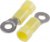 34853, Клемма с кольцевым наконечником, M4, #8, 10 AWG, 6 мм², Серия PLASTI-GRIP, Желтый 34853, Клемма с кольцевым наконечником, M4, #8, 10 AWG, 6 мм², Серия PLASTI-GRIP, Желтый