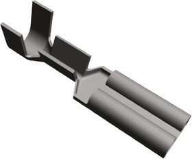 150500-2, FASTON .110 Uninsulated Female Spade Connector, Receptacle, 2.79 x 0.51mm Tab Size, 0.2mm² to 0.6mm² 150500-2, FASTON .110 Uninsulated Female Spade Connector, Receptacle, 2.79 x 0.51mm Tab Size, 0.2mm² to 0.6mm²