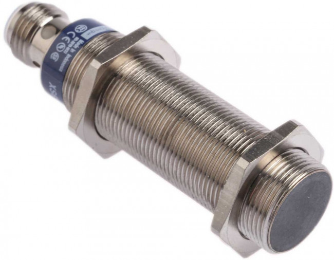 XS618B1MAU20, Inductive Proximity Sensor, Cylindrical, OsiSense XS, M18, 8 mm, SPST-NO, 20 to 264V, Connector XS618B1MAU20, Inductive Proximity Sensor, Cylindrical, OsiSense XS, M18, 8 mm, SPST-NO, 20 to 264V, Connector