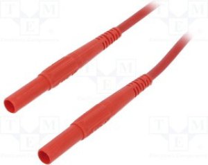 XMS-419-20022, Измерительный провод, силикон, 2м, красный, 32А XMS-419-20022, Измерительный провод, силикон, 2м, красный, 32А