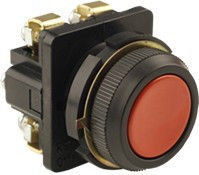 КЕ-011 У3 исп.2, красный, 1з+1р, цилиндр, IP40,10А, 660В, выключатель кнопочный (ЭТ)