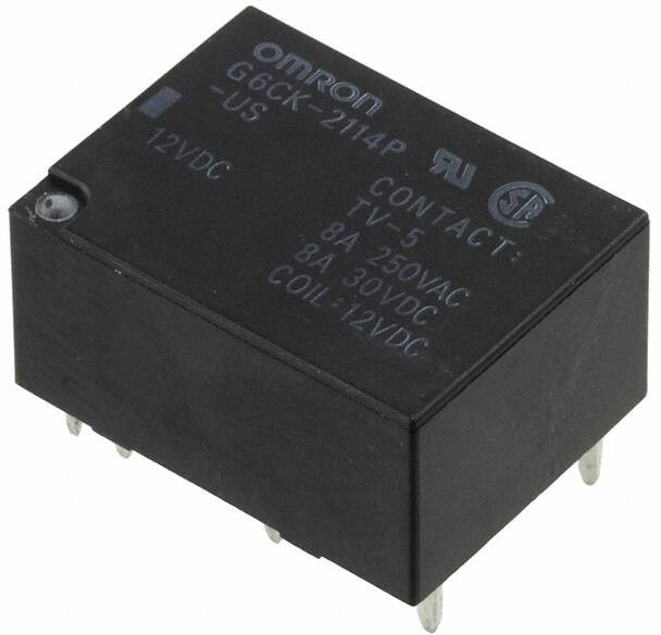 G6CK-2114P-US-12DC, Реле электромагнитное, SPST-NO + SPST-NC, Uобмотки 12VDC G6CK-2114P-US-12DC, Реле электромагнитное, SPST-NO + SPST-NC, Uобмотки 12VDC