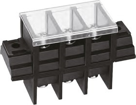 TS61-3E, Barrier Strip, 16mm Pitch, 60A, 600 V, Screw Down Termination