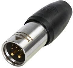 NC10MX-TOP, XLR Connectors Cable end TOP series 10 pin M - nickel/gold