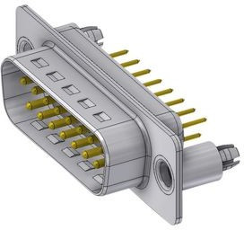 DTS15PY/2M86UN, D-Sub plug, Plug, DA-15, Radial Leads