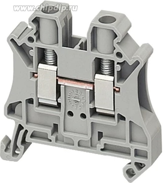 Клеммник винтовой проходной, сечением провода 6мм2, 2 точки подключения, С NSYTRV62, шт Клеммник винтовой проходной, сечением провода 6мм2, 2 точки подключения, С NSYTRV62, шт