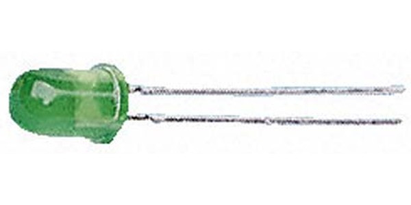 TLHG6400, Светодиод, Зеленый, Сквозное Отверстие, T-1 3/4 (5mm), 20 мА, 2.4 В, 575 нм TLHG6400, Светодиод, Зеленый, Сквозное Отверстие, T-1 3/4 (5mm), 20 мА, 2.4 В, 575 нм