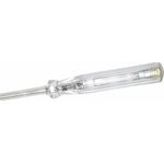 Тестер напряжения отвертка индикатор. с прямым шлицем 190мм , 4550170190