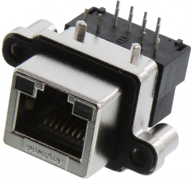 MRJ5385M1, Modular Connectors / Ethernet Connectors Rugged RJ45 vertical