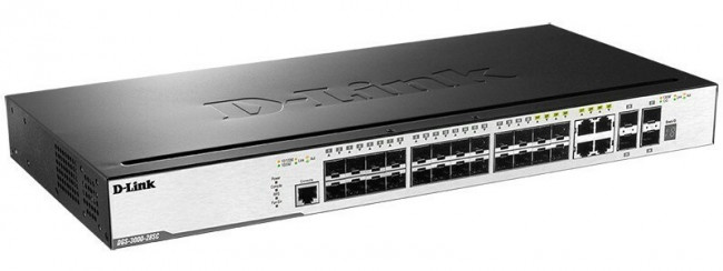 Коммутатор D-Link DGS-3000-28SC управляемый 19U 24x10/100/1000BASE-T 4x10/100/1000BASE-T/Mini GBIC (SFP) Коммутатор D-Link DGS-3000-28SC управляемый 19U 24x10/100/1000BASE-T 4x10/100/1000BASE-T/Mini GBIC (SFP)