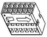 1394048-1, Automotive Connectors MQS BU-GEH 12P