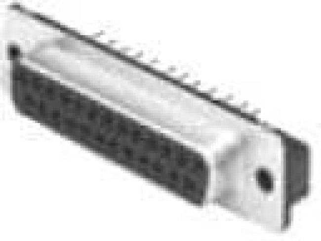 1-5745967-5, D-Sub Standard Connectors DSUB B25S V/MNT