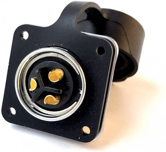 3-полюсный водостойкий разъём IP67 500V 20A TT20-03F-PE-01-001