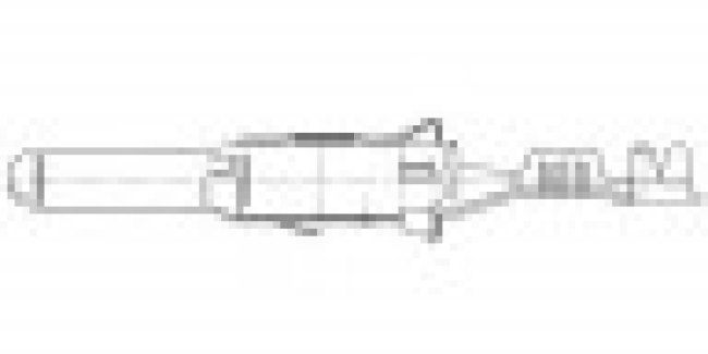 929963-1, Контакт автомобильного разъема, Round Connector System Series, Штырь, Обжим, 17 AWG, 19 AWG