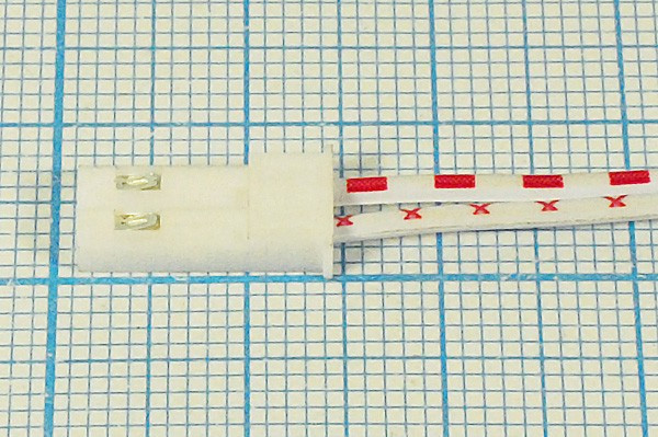 Разъем питания JST розетка , шаг P2.5, монтаж на кабель, L 150мм, SYR-02F, 2HP