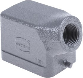 19300061540, Han B Heavy Duty Power Connector Hood, M20 Thread 19300061540, Han B Heavy Duty Power Connector Hood, M20 Thread