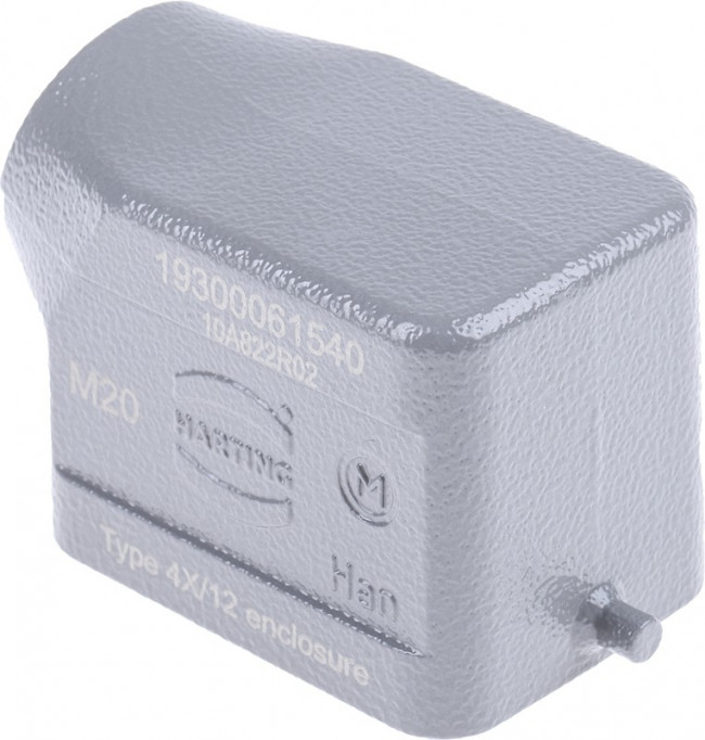 19300061540, Han B Heavy Duty Power Connector Hood, M20 Thread 19300061540, Han B Heavy Duty Power Connector Hood, M20 Thread