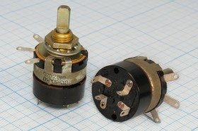 Резистор переменный поворотный 470к\А\25мм/ВС- 3d6x22\СП3-30К; №13091A РПвр 470к\А\25мм/ВС- 3d6x22\С