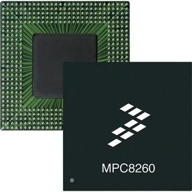 MPC8270VVUPEA, Микропроцессор, серия MPC82xx, 450МГц, 32 бита, 32КБ, 1.45В до 1.6В, TBGA-480