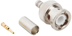 112116-10, RF Connectors / Coaxial Connectors BNC PLUG 58/U TEF