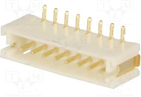 NX1501-08SMS, Гнездо, провод-плата, "папа", 1,5мм, PIN: 8, SMT, 100В, 1А, луженые