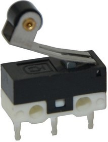 L-KLS7- KW10-3Z5P025, 3A 125 VAC (микропереключатель с лапкой и колёсиком) / DM3-13P-25G (L-KLS7-KW10-3Z5P025)