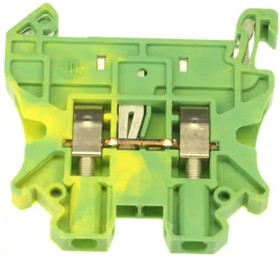 UT 2,5-PE,шт, Соединитель: на рейку; 0,14 2,5мм2; Кол-во полюс:1; клеммы:2