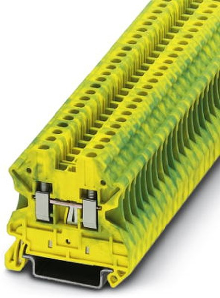 UT 2,5-PE,шт, Соединитель: на рейку; 0,14 2,5мм2; Кол-во полюс:1; клеммы:2