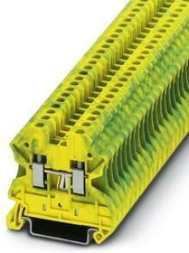 UT 2,5-PE,шт, Соединитель: на рейку; 0,14 2,5мм2; Кол-во полюс:1; клеммы:2