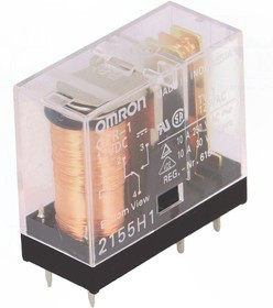 G2R112DC, Реле электромагнитное, промежуточное, Uобмотки 12ВDC, SPDT, 10A/250ВAC