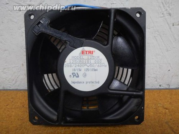 Вентилятор Etri 125-XR-0181-000 120x38 240v 15W 0.1A
