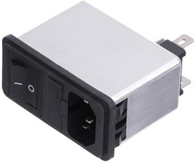 FN285-6-06, AC Power Entry Modules 6A W/SWITCH & 1 FUSE FN285-6-06, AC Power Entry Modules 6A W/SWITCH & 1 FUSE