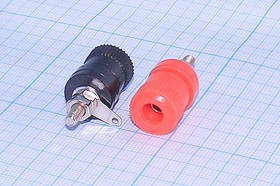 Клемма приборная 4,0, разъём, красная, 15x34, пластик, Ni, QZ10-0020; №388 R клемма приб 4,0\разъём\кр\15x34\ пл\Ni\QZ10-0020\