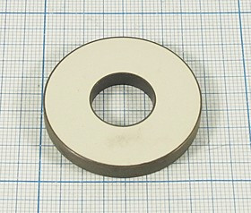 Ультразвуковое кольцо излучатель из пьезокерамики 38xd15x5мм, 40.2кГц, пэу 38xd15x5,0\кольцо\ 40,2кГ