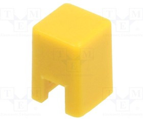 B32-1030, Клавиша, квадратная, желтый, 4x4мм, B3F-1, B3F-3, B3FS