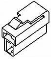 172130-1, Terminals PLUG 2P NATURAL