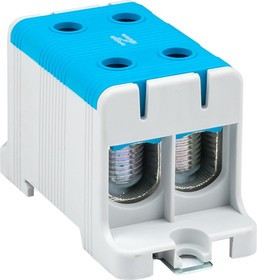 Двойная силовая вводная клемма КСВ, 16-95, синяя, PROxima plc-kvs2-16-95-blue
