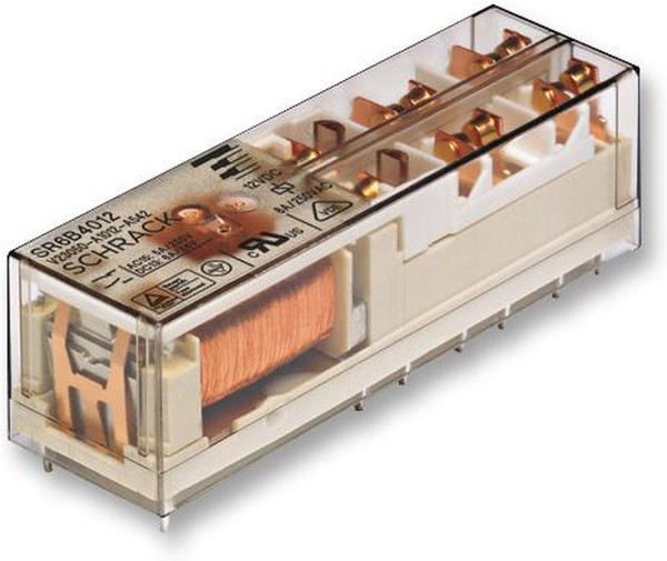 SR6B4024, Реле электромагнитное, NC x2 + NO x4, Uобмотки 24ВDC, 8А, 480Ом SR6B4024, Реле электромагнитное, NC x2 + NO x4, Uобмотки 24ВDC, 8А, 480Ом